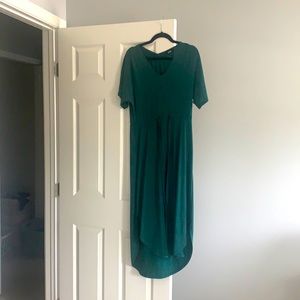 Velvety midi dress from Europe